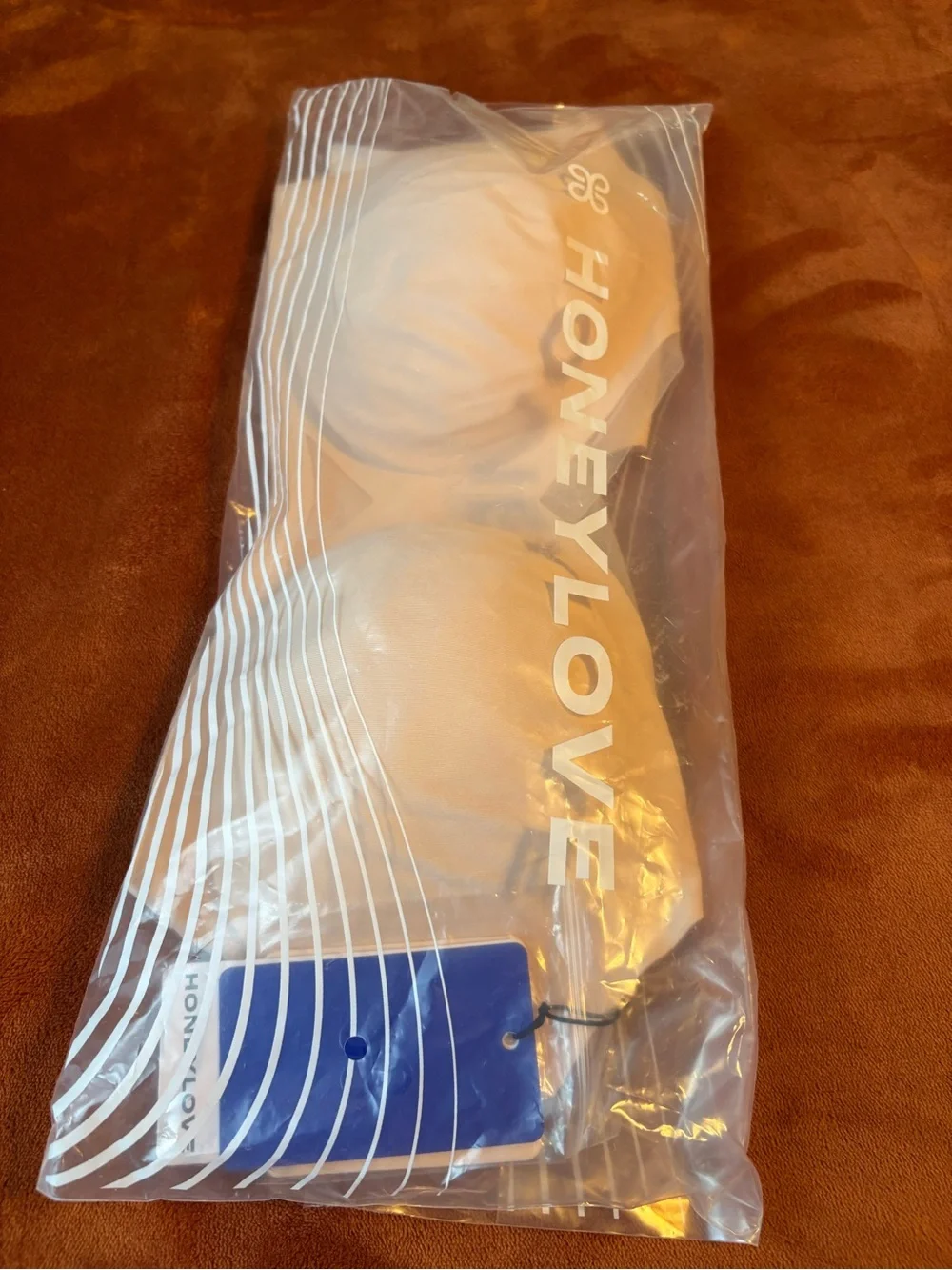 Honeylove Liftwear crossover bra Blush